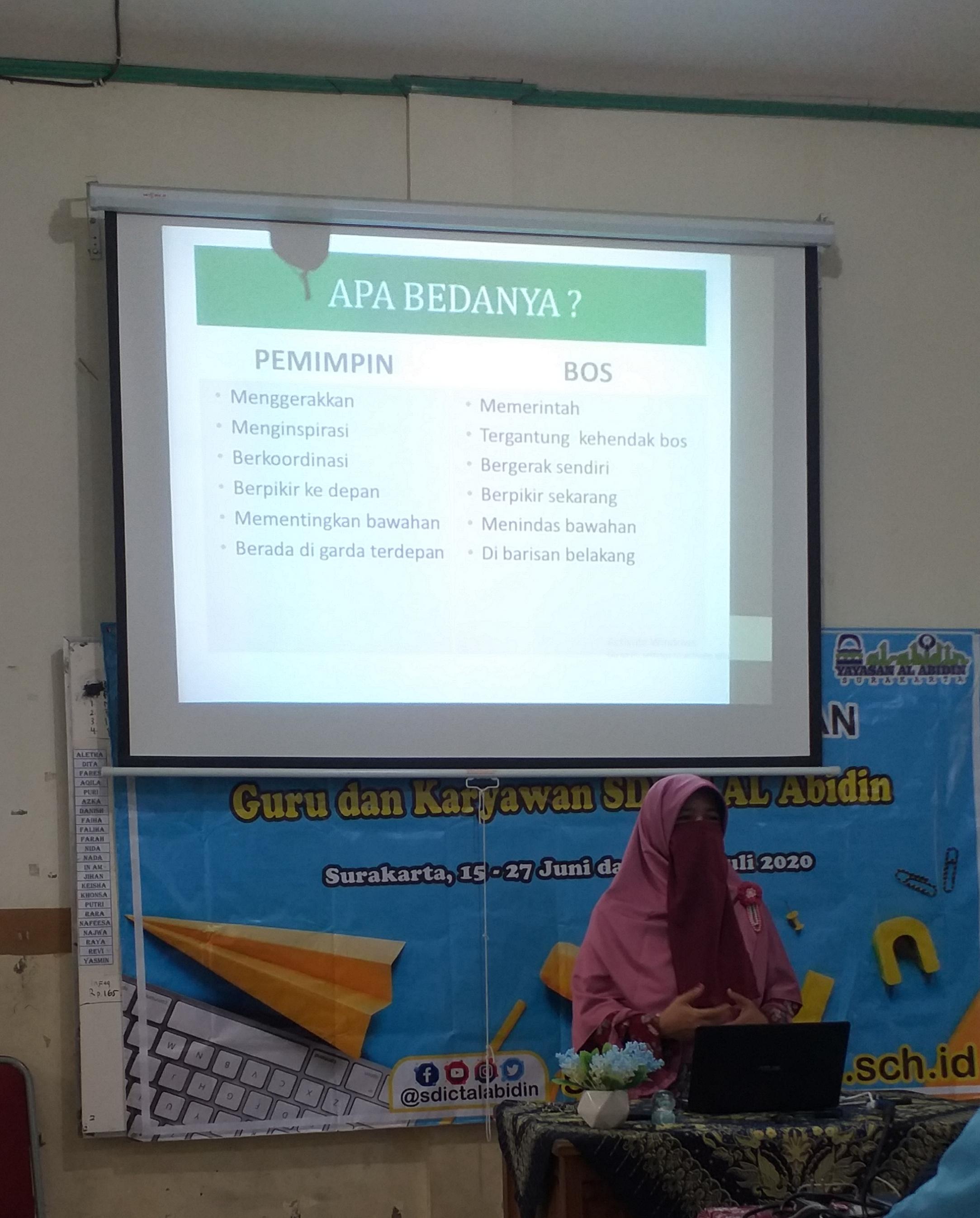Workshop SDII Al Abidin Sragen