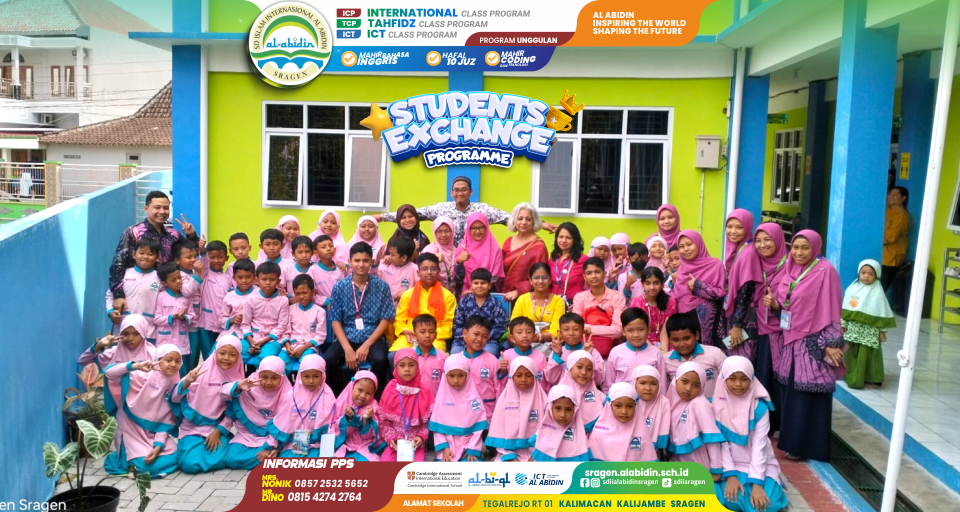 Kunjungan Kulachi Hansraj Model School ke SDII Al Abidin untuk Students Exchange Programme