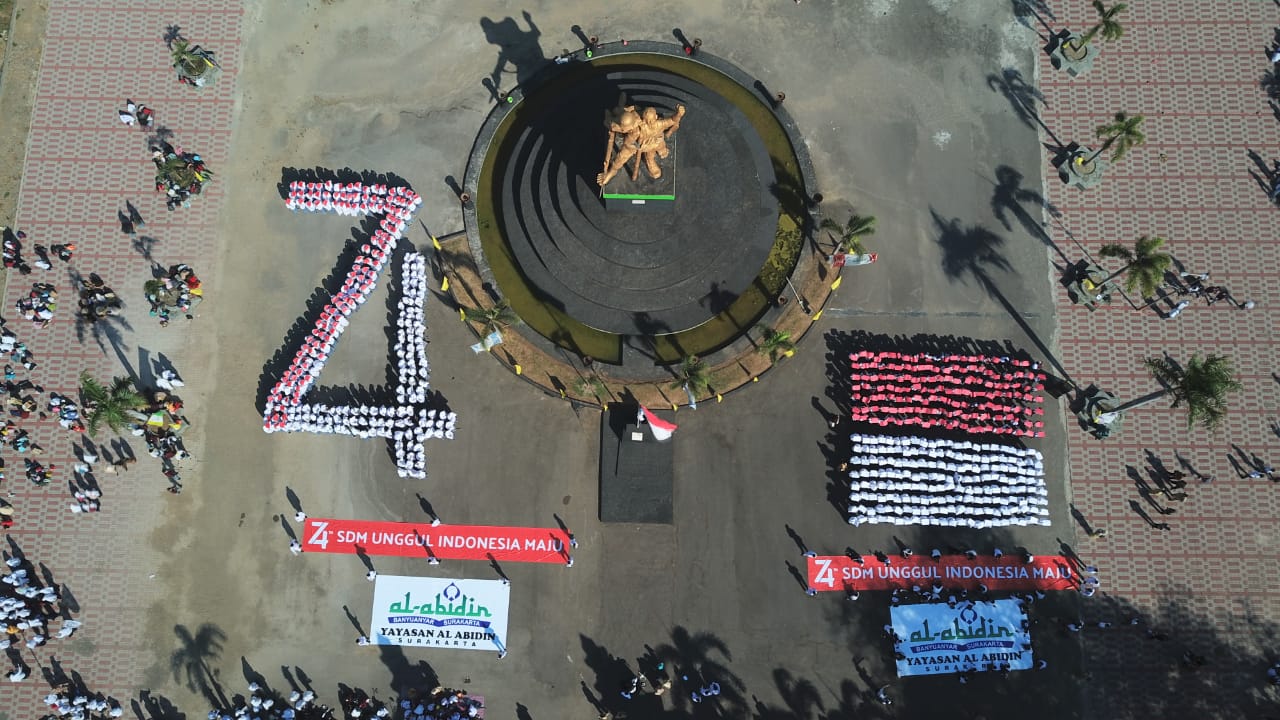 Upacara Kemerdekaan ke 74 RI