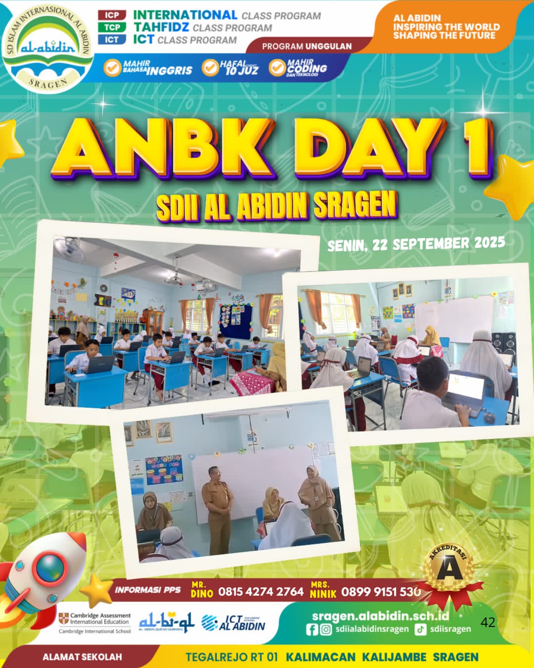 ANBK SDII AL ABIDIN SRAGEN 2025