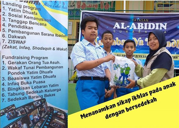 Menanamkan sikap ikhlas pada anak dengan bersedekah