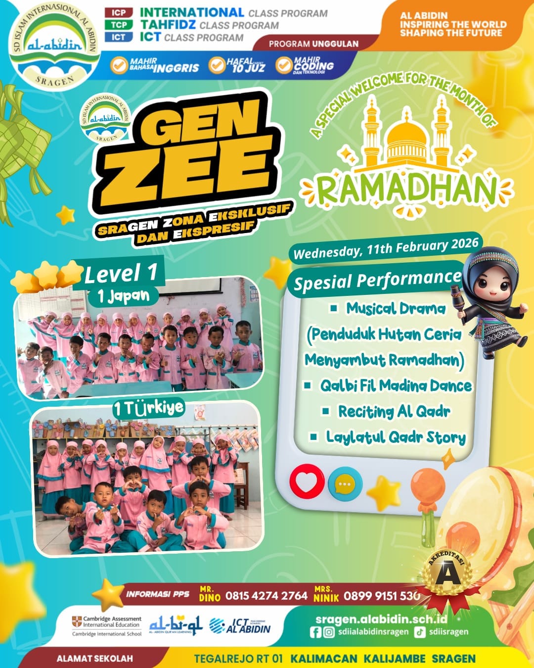 Penampilan GenZEE Sambut Ramadhan: Seru, Kreatif, dan Melatih Keberanian Siswa