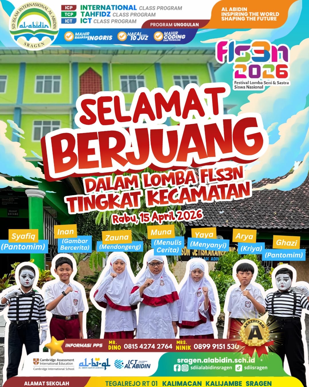 Semangat Berkarya dalam FLS3N Tingkat Kecamatan